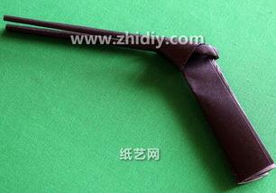 怎么折枪视频,如何从零开始折制一把精美纸枪